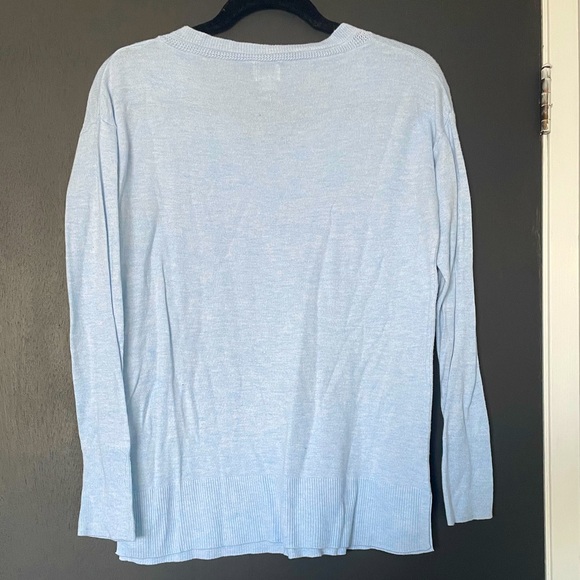 2/$30 - A New Day Blue Knit V-Neck Sweater - Size Small - Picture 3 of 4